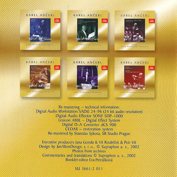 Karel Ančerl, The Czech Philharmonic Orchestra : Bedřich Smetana-1