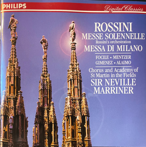 Gioacchino Rossini, Sir Neville Marriner – Petite Messe Solennelle – Messa di Milano (2xCD) (Mint (M)) Gioacchino Rossini, Sir Neville Marriner – Petite Messe Solennelle – Messa di Milano (2xCD) (Mint (M))