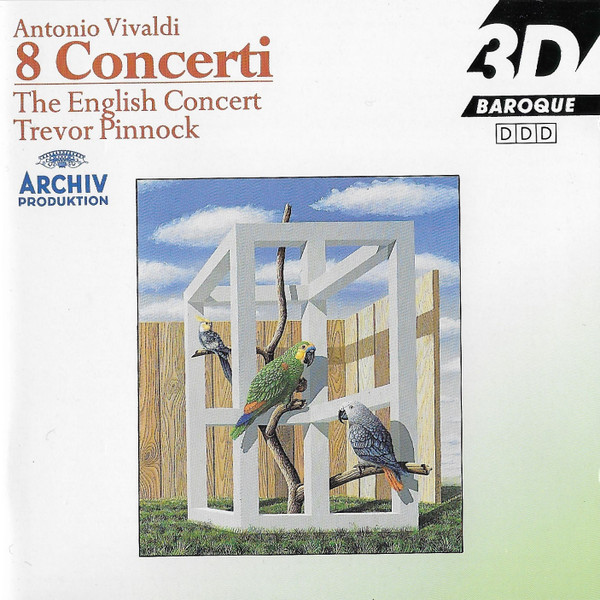 Antonio Vivaldi / The English Concert, Trevor Pinnock – 8 Concerti (CD) (Mint (M)) Antonio Vivaldi / The English Concert, Trevor Pinnock – 8 Concerti (CD) (Mint (M))