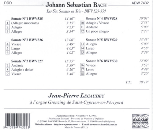 Johann Sebastian Bach - Jean-Pierre Lecaudey-1