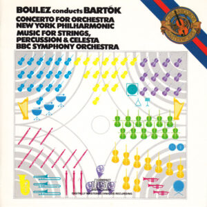 Pierre Boulez, Béla Bartók, New York Philharmonic / BBC Symphony Orchestra – Boulez Conducts Bartók: Concerto For Orchestra / Music For Strings, Percussion & Celesta (CD) (Mint (M))
