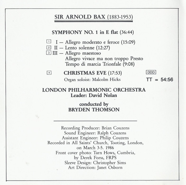 Arnold Bax - London Philharmonic Orchestra, Bryden Thomson-4