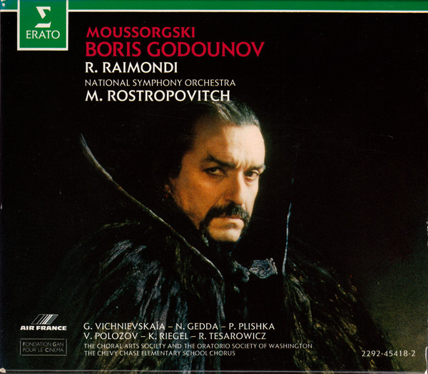 Modest Mussorgsky – Ruggero Raimondi, Galina Vishnevskaya, Nicolai Gedda, Paul Plishka, Vyacheslav Polozov, Kenneth Riegel, Romuald Tesarowicz, Choral Arts Society of Washington And The Oratorio Society, The Chevy Chase Elementary School Chorus, National – Boris Godounov (3xCD) (Mint (M)) Modest Mussorgsky – Ruggero Raimondi, Galina Vishnevskaya, Nicolai Gedda, Paul Plishka, Vyacheslav Polozov, Kenneth Riegel, Romuald Tesarowicz, Choral Arts Society of Washington And The Oratorio Society, The Chevy Chase Elementary School Chorus, National – Boris Godounov (3xCD) (Mint (M))