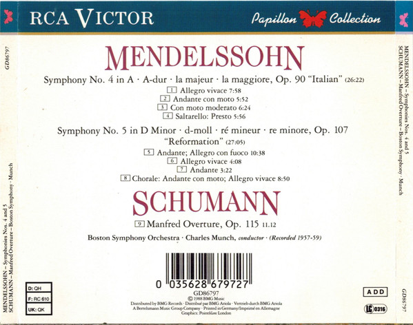 Mendelssohn*, Schumann*-1