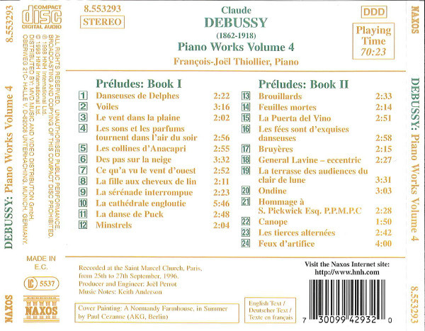 Claude Debussy, François-Joël Thiollier-1