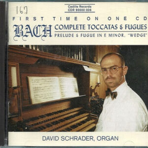 Johann Sebastian Bach, David Schrader – Bach: Complete Toccatas & Fugues (CD) (Mint (M))