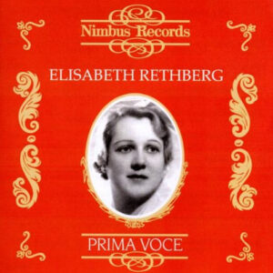 Elisabeth Rethberg – Elisabeth Rethberg (1894 – 1976) (CD) (Mint (M))