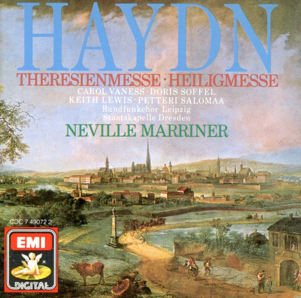 Joseph Haydn – Carol Vaness, Doris Soffel, Keith Lewis (4), Petteri Salomaa, Rundfunkchor Leipzig, Staatskapelle Dresden, Sir Neville Marriner – Theresienmesse – Heiligmesse (CD) (Mint (M)) Joseph Haydn – Carol Vaness, Doris Soffel, Keith Lewis (4), Petteri Salomaa, Rundfunkchor Leipzig, Staatskapelle Dresden, Sir Neville Marriner – Theresienmesse – Heiligmesse (CD) (Mint (M))