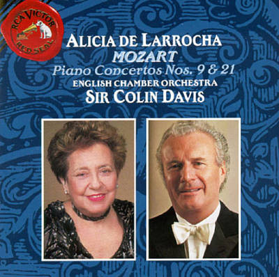Alicia de Larrocha, Wolfgang Amadeus Mozart, English Chamber Orchestra, Sir Colin Davis – Piano Concertos Nos. 9 & 21 (CD) (Mint (M)) Alicia de Larrocha, Wolfgang Amadeus Mozart, English Chamber Orchestra, Sir Colin Davis – Piano Concertos Nos. 9 & 21 (CD) (Mint (M))