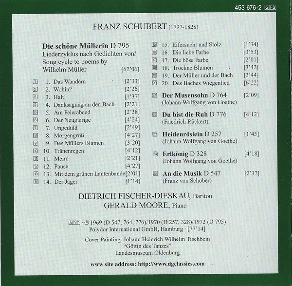 Franz Schubert, Dietrich Fischer-Dieskau, Gerald Moore-2