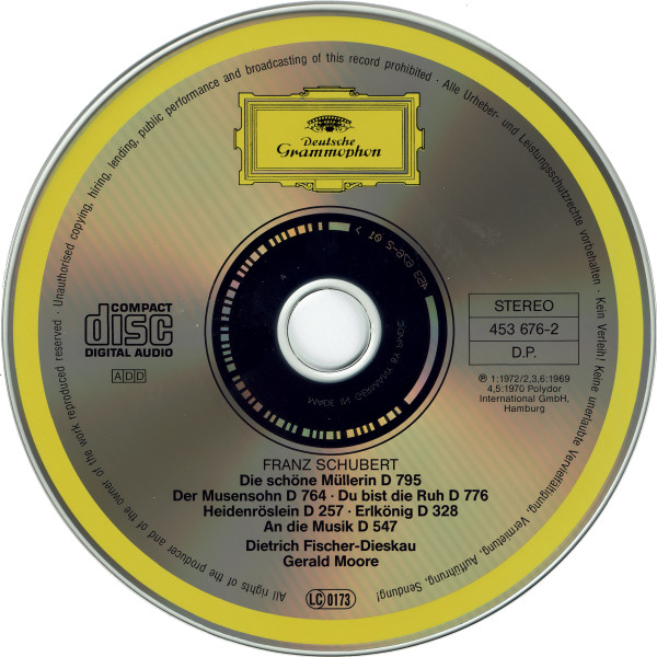 Franz Schubert, Dietrich Fischer-Dieskau, Gerald Moore-3