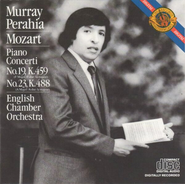 Wolfgang Amadeus Mozart – Murray Perahia, English Chamber Orchestra – Piano Concerti No. 19, K.459, No. 23, K. 488 (CD) (Mint (M)) Wolfgang Amadeus Mozart – Murray Perahia, English Chamber Orchestra – Piano Concerti No. 19, K.459, No. 23, K. 488 (CD) (Mint (M))