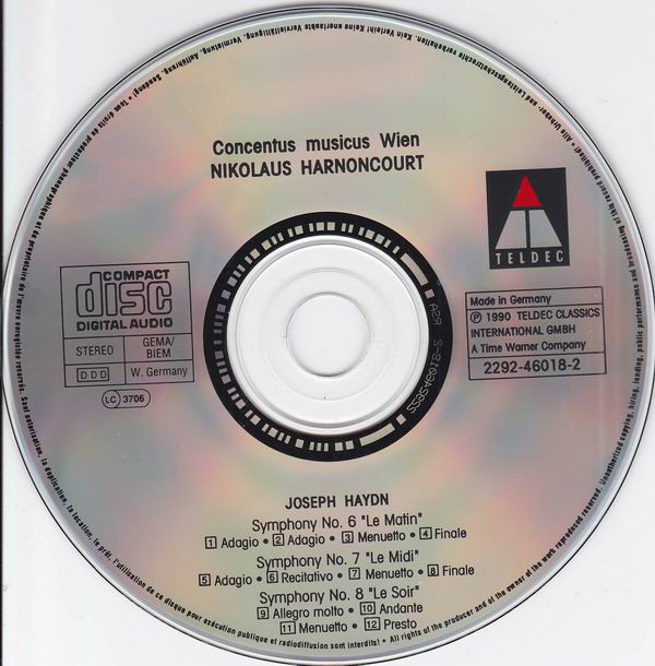 Joseph Haydn - Concentus Musicus Wien, Nikolaus Harnoncourt-1