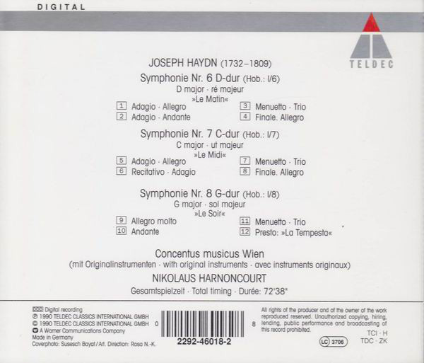 Joseph Haydn - Concentus Musicus Wien, Nikolaus Harnoncourt-2