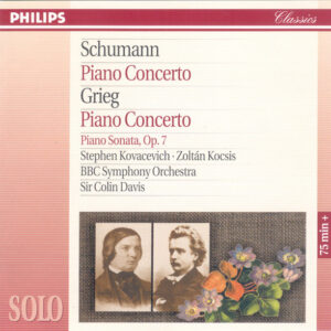Robert Schumann, Edvard Grieg, Stephen Bishop-Kovacevich, Zoltán Kocsis, BBC Symphony Orchestra, Sir Colin Davis – Piano Concertos, Piano Sonata, Op. 7 (CD) (Mint (M)) Robert Schumann, Edvard Grieg, Stephen Bishop-Kovacevich, Zoltán Kocsis, BBC Symphony Orchestra, Sir Colin Davis – Piano Concertos, Piano Sonata, Op. 7 (CD) (Mint (M))