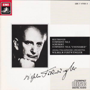 Ludwig van Beethoven, Franz Schubert, Wiener Philharmoniker, Wilhelm Furtwängler – Symphony No. 5 • Symphony No. 8, “Unfinished” (CD) (Mint (M)) Ludwig van Beethoven, Franz Schubert, Wiener Philharmoniker, Wilhelm Furtwängler – Symphony No. 5 • Symphony No. 8, “Unfinished” (CD) (Mint (M))