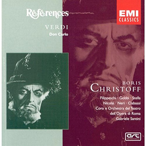 Giuseppe Verdi, Boris Christoff, Mario Filippeschi, Tito Gobbi, Antonietta Stella, Elena Nicolai, Giulio Neri, Plinio Clabassi, Coro Del Teatro Dell’Opera Di Roma e Orchestra Del Teatro Dell’Opera Di Roma, Gabriele Santini (2) – Don Carlo (3xCD) (Mint (M)) Giuseppe Verdi, Boris Christoff, Mario Filippeschi, Tito Gobbi, Antonietta Stella, Elena Nicolai, Giulio Neri, Plinio Clabassi, Coro Del Teatro Dell’Opera Di Roma e Orchestra Del Teatro Dell’Opera Di Roma, Gabriele Santini (2) – Don Carlo (3xCD) (Mint (M))