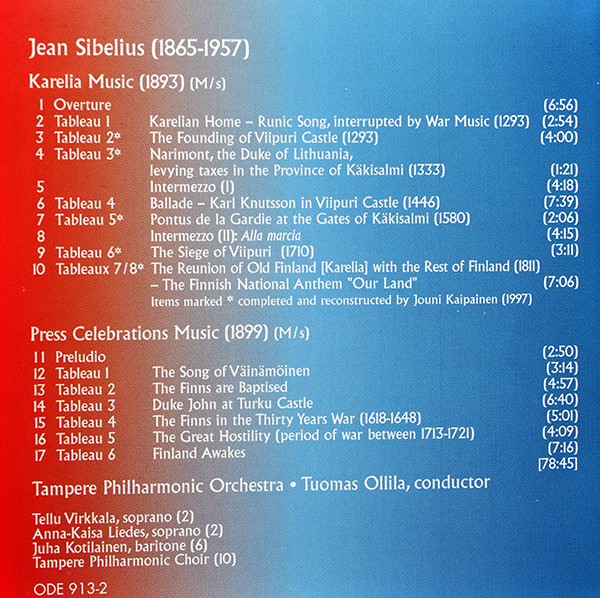 Jean Sibelius, Tampere Philharmonic Orchestra, Tuomas Ollila-1
