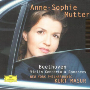 Ludwig van Beethoven – Anne-Sophie Mutter, New York Philharmonic, Kurt Masur – Violin Concerto • Romances (CD) (Mint (M))