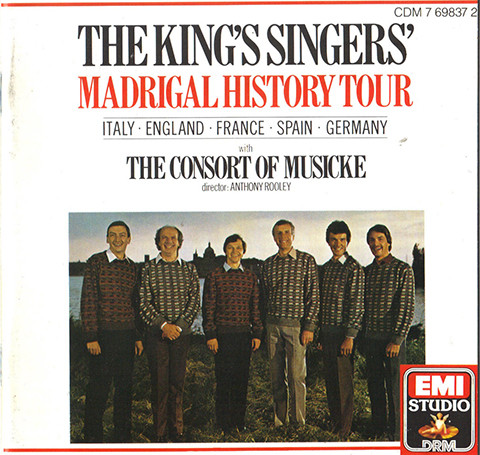 The King’s Singers, The Consort Of Musicke, Anthony Rooley – Madrigal History Tour (CD) (Mint (M)) The King’s Singers, The Consort Of Musicke, Anthony Rooley – Madrigal History Tour (CD) (Mint (M))