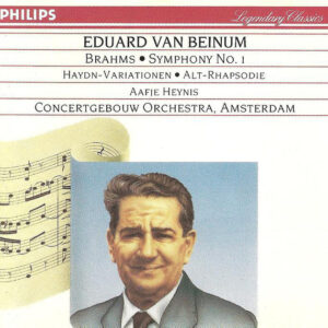 Johannes Brahms – Eduard van Beinum, Aafje Heynis, Concertgebouworkest – Symphony No. 1 • Haydn-Variationen • Alt-Rhapsodie (CD) (Mint (M)) Johannes Brahms – Eduard van Beinum, Aafje Heynis, Concertgebouworkest – Symphony No. 1 • Haydn-Variationen • Alt-Rhapsodie (CD) (Mint (M))