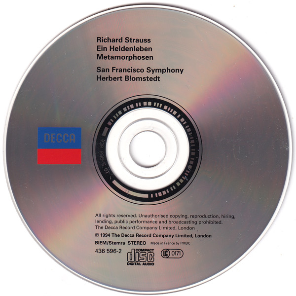 Richard Strauss - San Francisco Symphony, Herbert Blomstedt-2