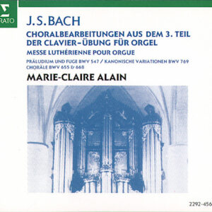 Johann Sebastian Bach – Marie-Claire Alain – Choralbearbeitungen Aus Dem 3. Teil Der Clavier-Übung Für Orgel / Messe Luthérienne Pour Orgue / Präludium Und Fuge BWV 547 / Kanonische Variationen BWV 769 / Choräle BWV 655 & 668 (2xCD) (Mint (M))