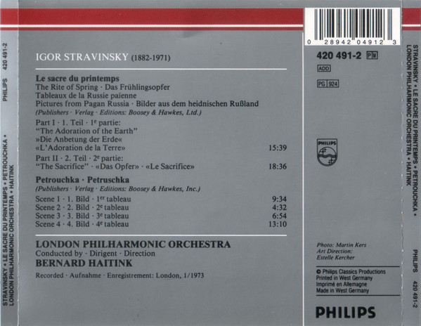 Igor Stravinsky, London Philharmonic Orchestra, Bernard Haitink-3