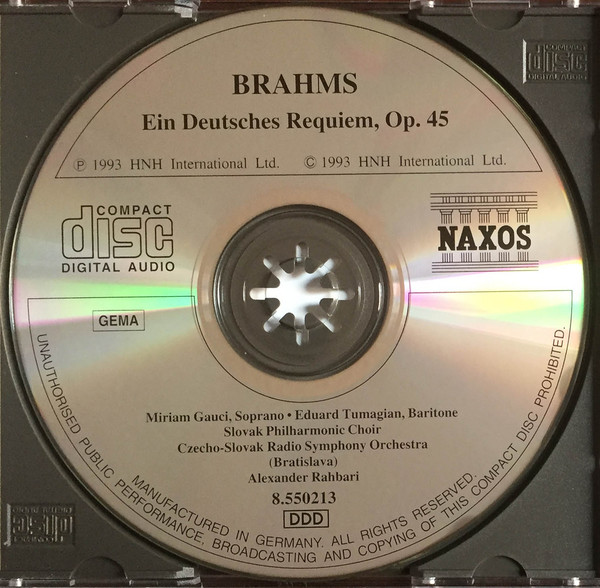 Johannes Brahms - Miriam Gauci • Eduard Tumageanian • Slovak Radio Symphony Orchestra • Alexander Rahbari-2