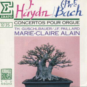Joseph Haydn / Carl Philipp Emanuel Bach – Theodor Guschlbauer / Jean-François Paillard / Marie-Claire Alain – Concertos Pour Orgue (CD) (Mint (M))