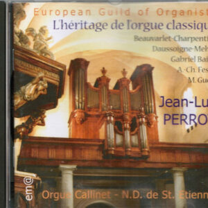 Jean-Luc Perrot – L’héritage De L’orgue Classique (CD) (Mint (M))