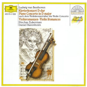 Ludwig van Beethoven, Pinchas Zukerman, Daniel Barenboim – Piano Concerto In D Major / Violin Romances (CD) (Mint (M)) Ludwig van Beethoven, Pinchas Zukerman, Daniel Barenboim – Piano Concerto In D Major / Violin Romances (CD) (Mint (M))