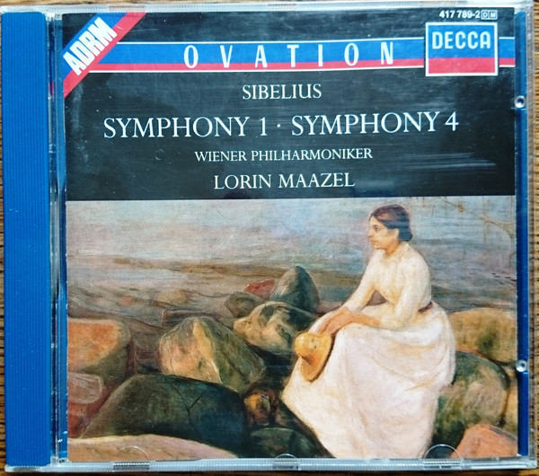 Jean Sibelius – Wiener Philharmoniker, Lorin Maazel – Symphony 1 ⦁ Symphony 4 (CD) (Mint (M)) Jean Sibelius – Wiener Philharmoniker, Lorin Maazel – Symphony 1 ⦁ Symphony 4 (CD) (Mint (M))