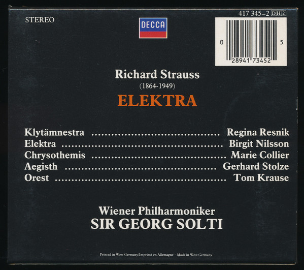 Richard Strauss - Birgit Nilsson • Regina Resnik • Marie Collier • Tom Krause • Georg Solti • Wiener Philharmoniker-2