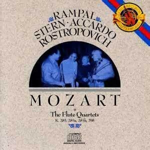 Jean-Pierre Rampal, Isaac Stern, Salvatore Accardo, Mstislav Rostropovich, Wolfgang Amadeus Mozart – The Flute Quartets (CD) (Mint (M))