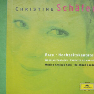 Johann Sebastian Bach – Christine Schäfer • Musica Antiqua Köln • Reinhard Goebel – Hochzeitskantaten – Wedding Cantatas (CD) (Mint (M)) Johann Sebastian Bach – Christine Schäfer • Musica Antiqua Köln • Reinhard Goebel – Hochzeitskantaten – Wedding Cantatas (CD) (Mint (M))