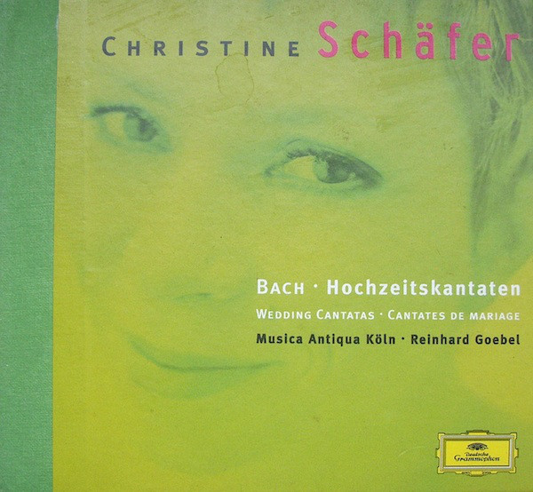 Johann Sebastian Bach – Christine Schäfer • Musica Antiqua Köln • Reinhard Goebel – Hochzeitskantaten – Wedding Cantatas (CD) (Mint (M)) Johann Sebastian Bach – Christine Schäfer • Musica Antiqua Köln • Reinhard Goebel – Hochzeitskantaten – Wedding Cantatas (CD) (Mint (M))