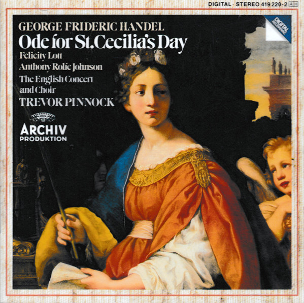 Georg Friedrich Händel – Felicity Lott, Anthony Rolfe Johnson, The English Concert And The English Concert Choir, Trevor Pinnock – Ode For St. Cecilia’s Day (CD) (Mint (M)) Georg Friedrich Händel – Felicity Lott, Anthony Rolfe Johnson, The English Concert And The English Concert Choir, Trevor Pinnock – Ode For St. Cecilia’s Day (CD) (Mint (M))