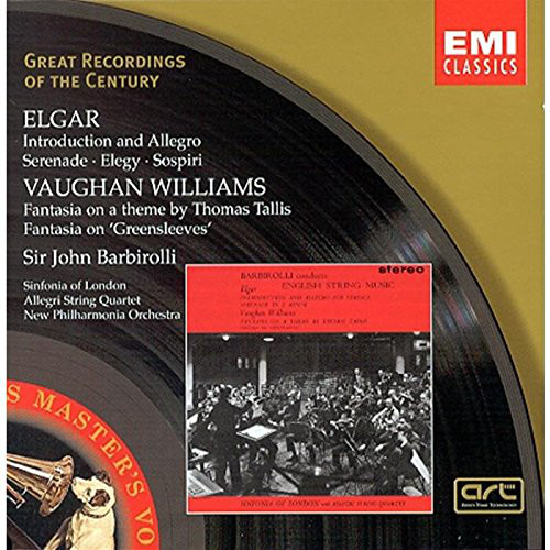 Sir Edward Elgar, Ralph Vaughan Williams, Sinfonia Of London, The Allegri String Quartet, New Philharmonia Orchestra, Sir John Barbirolli – English String Music (CD) (Mint (M)) Sir Edward Elgar, Ralph Vaughan Williams, Sinfonia Of London, The Allegri String Quartet, New Philharmonia Orchestra, Sir John Barbirolli – English String Music (CD) (Mint (M))