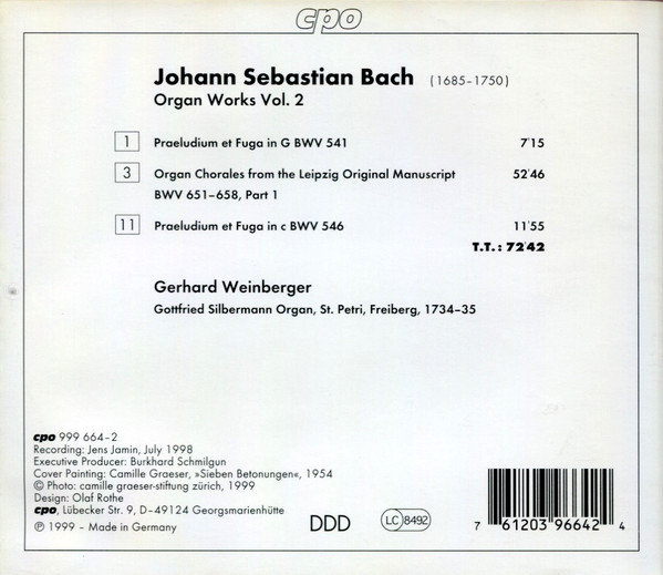 Johann Sebastian Bach - Gerhard Weinberger-1