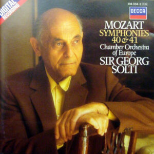 Wolfgang Amadeus Mozart – Georg Solti, The Chamber Orchestra Of Europe – Symphonies 40 & 41 (CD) (Mint (M))