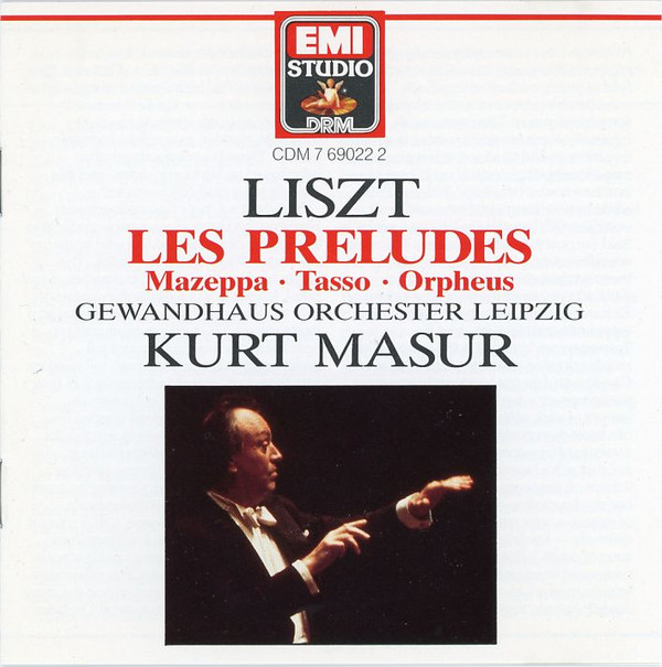 Franz Liszt – Gewandhausorchester Leipzig, Kurt Masur – Symphonic Poems (CD) (Mint (M)) Franz Liszt – Gewandhausorchester Leipzig, Kurt Masur – Symphonic Poems (CD) (Mint (M))