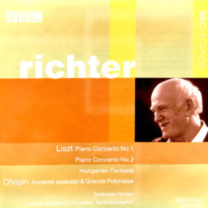 Franz Liszt, Frédéric Chopin, Sviatoslav Richter, London Symphony Orchestra, Kiril Kondrashin – Piano Concerto No. 1 / Piano Concerto No. 2 / Hungarian Fantasia / Andante Spianato & Grande Polonaise (CD) (Mint (M)) Franz Liszt, Frédéric Chopin, Sviatoslav Richter, London Symphony Orchestra, Kiril Kondrashin – Piano Concerto No. 1 / Piano Concerto No. 2 / Hungarian Fantasia / Andante Spianato & Grande Polonaise (CD) (Mint (M))