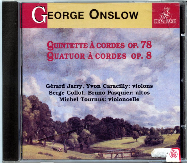 George Onslow – Gérard Jarry, Yvon Caracilly, Serge Collot, Bruno Pasquier, Michel Tournus – Quintette À Cordes Op. 78 N°1 / Quatuor À Cordes Op. 8 N°1 (CD) (Mint (M)) George Onslow – Gérard Jarry, Yvon Caracilly, Serge Collot, Bruno Pasquier, Michel Tournus – Quintette À Cordes Op. 78 N°1 / Quatuor À Cordes Op. 8 N°1 (CD) (Mint (M))