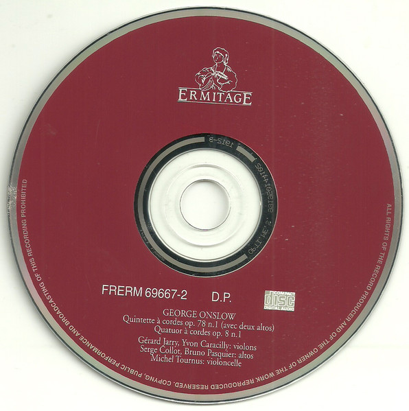 George Onslow - Gérard Jarry, Yvon Caracilly, Serge Collot, Bruno Pasquier, Michel Tournus-1
