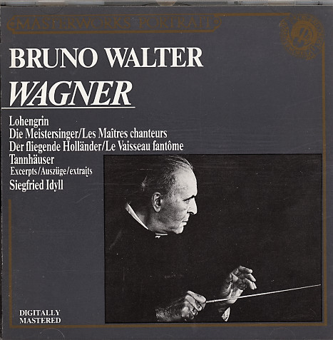Richard Wagner / Columbia Symphony Orchestra / Bruno Walter – Lohengrin / Die Meistersinger = Les Maîtres Chanteurs / Der Fliegende Holländer = Le Vaisseau Fantôme / Tannhäuser (Excerpts = Auszüge = Extraits) / Siegfried Idyll (CD) (Mint (M)) Richard Wagner / Columbia Symphony Orchestra / Bruno Walter – Lohengrin / Die Meistersinger = Les Maîtres Chanteurs / Der Fliegende Holländer = Le Vaisseau Fantôme / Tannhäuser (Excerpts = Auszüge = Extraits) / Siegfried Idyll (CD) (Mint (M))