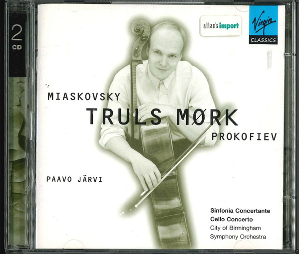 Truls Mørk, City Of Birmingham Symphony Orchestra, Paavo Järvi – Sergei Prokofiev / Nikolai Myaskovsky – Sinfonia Concertante / Cello Concerto (2xCD) (Mint (M)) Truls Mørk, City Of Birmingham Symphony Orchestra, Paavo Järvi – Sergei Prokofiev / Nikolai Myaskovsky – Sinfonia Concertante / Cello Concerto (2xCD) (Mint (M))