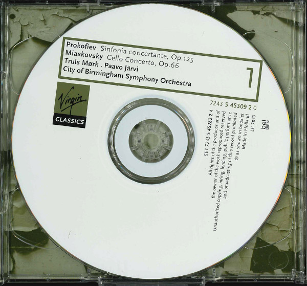 Truls Mørk, City Of Birmingham Symphony Orchestra, Paavo Järvi - Sergei Prokofiev / Nikolai Myaskovsky-2