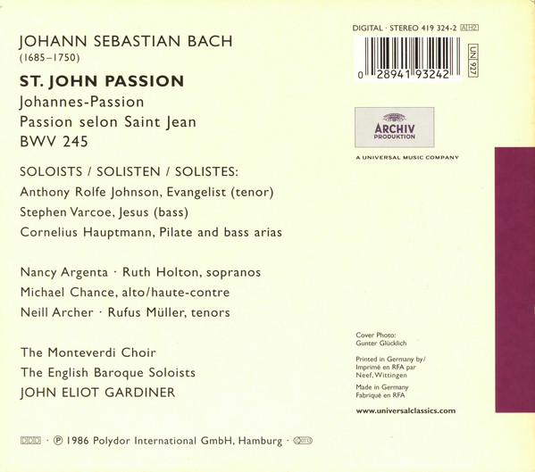 Johann Sebastian Bach - John Eliot Gardiner-1