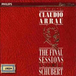 Claudio Arrau, Franz Schubert – The Final Sessions Volume 3 (CD) (Mint (M))